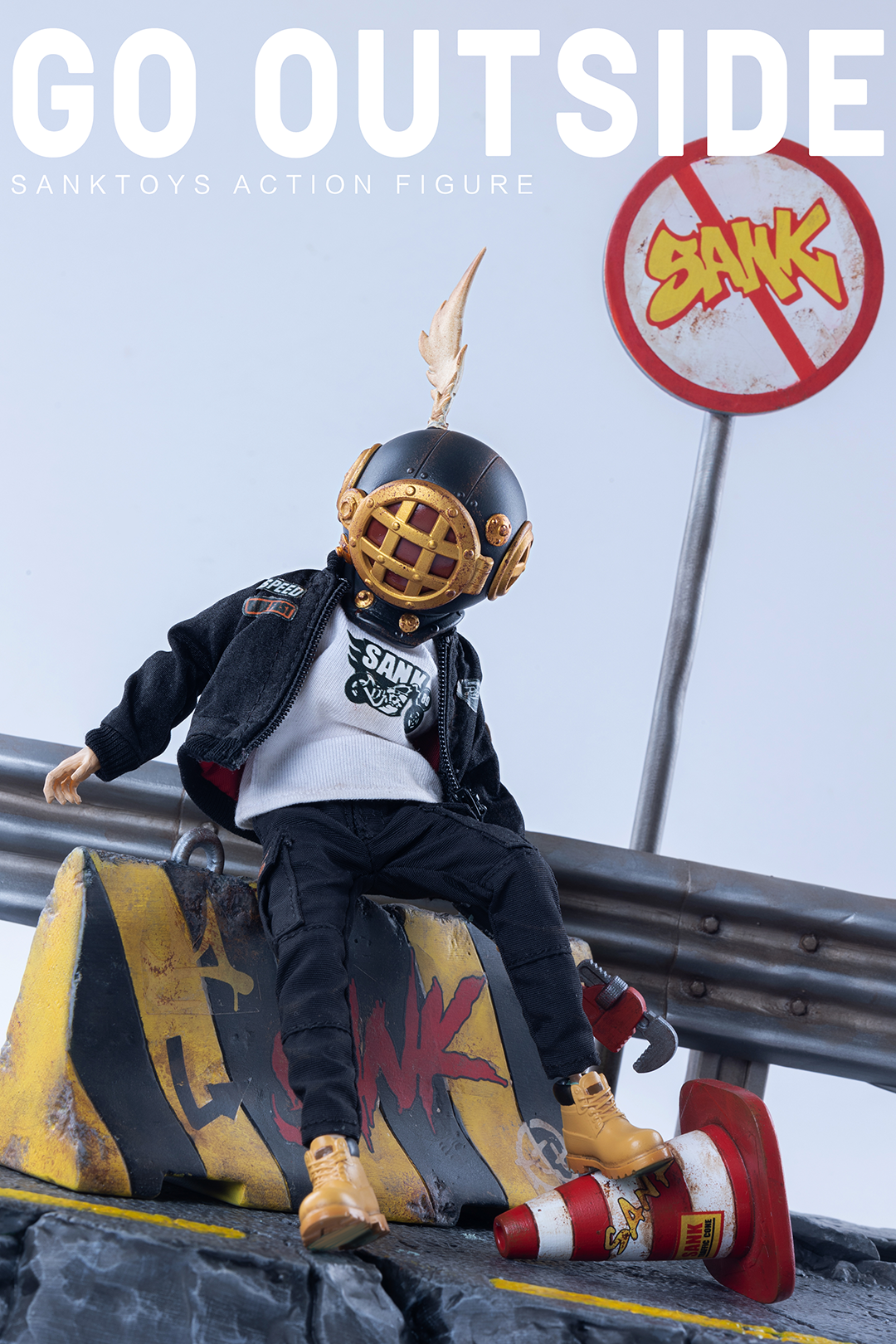 Sank-1/12 Action Figure-Rider - Deluxe