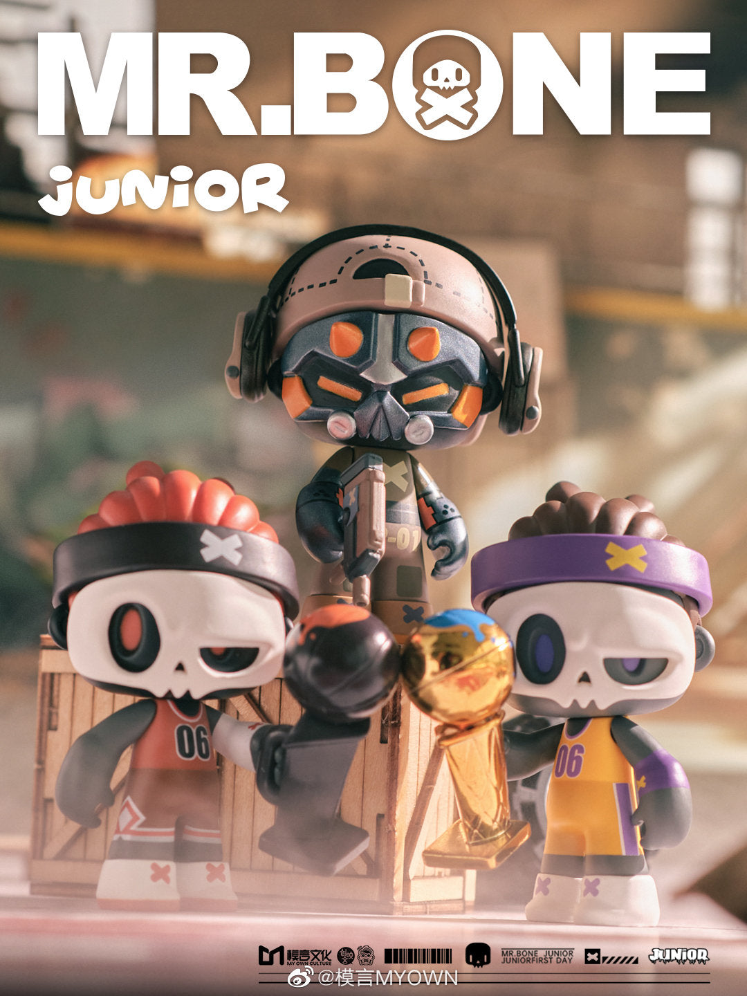 Mr. Bone Junior - First Day Blind Box Series – Strangecat Toys