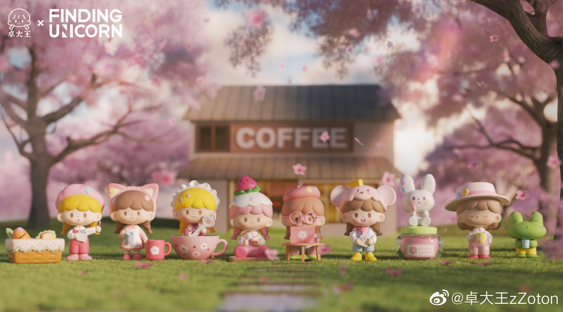 Cherry Blossom Cafe Blind Box Series by zZoton