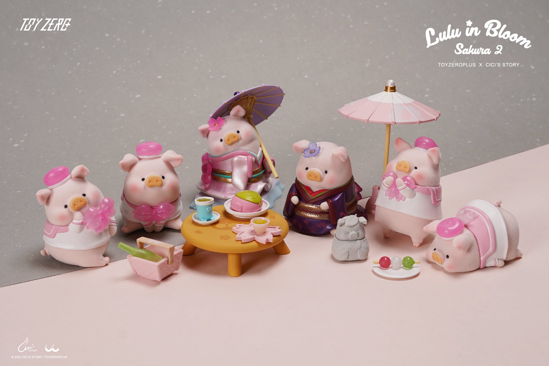 LULU the piggy - Sakura Series 2 Blind Box by Cici's Story 