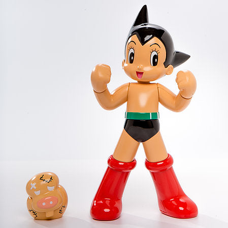 Toy figurine of a boy from TZKA-001 Atom Boy & Hytitansugi (Original Ver.), celebrating Tezuka Osamu's 70th Anniversary.