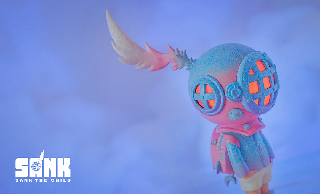 On The Way - Backpack Boy - Pink & Blue by Sank Toys