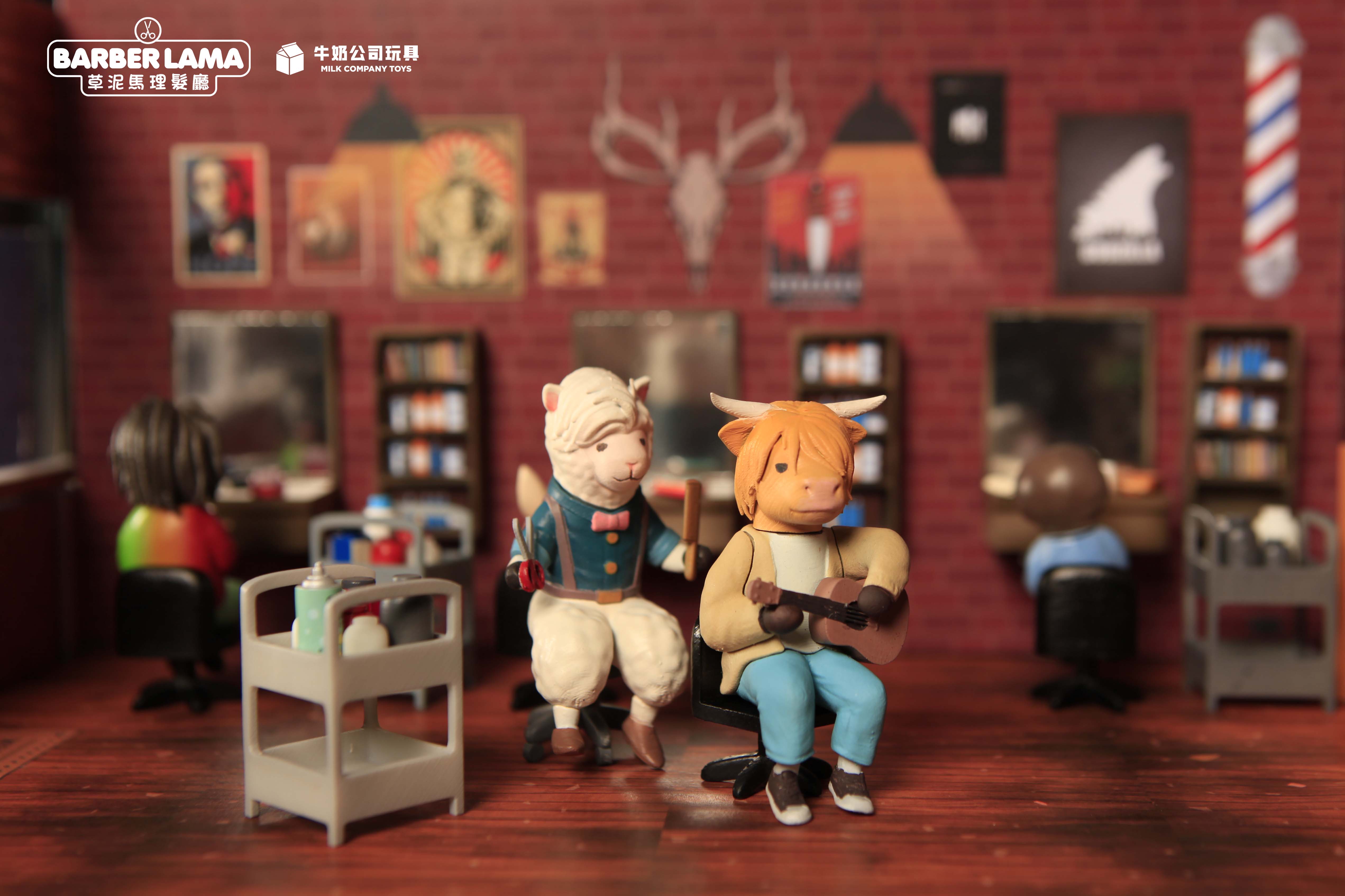 Barber Lama Gacha Series