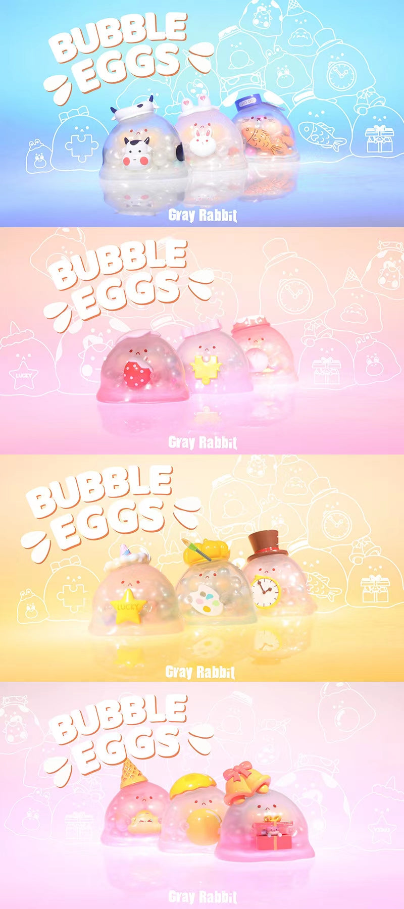 Bubble Eggs Blind Box Series