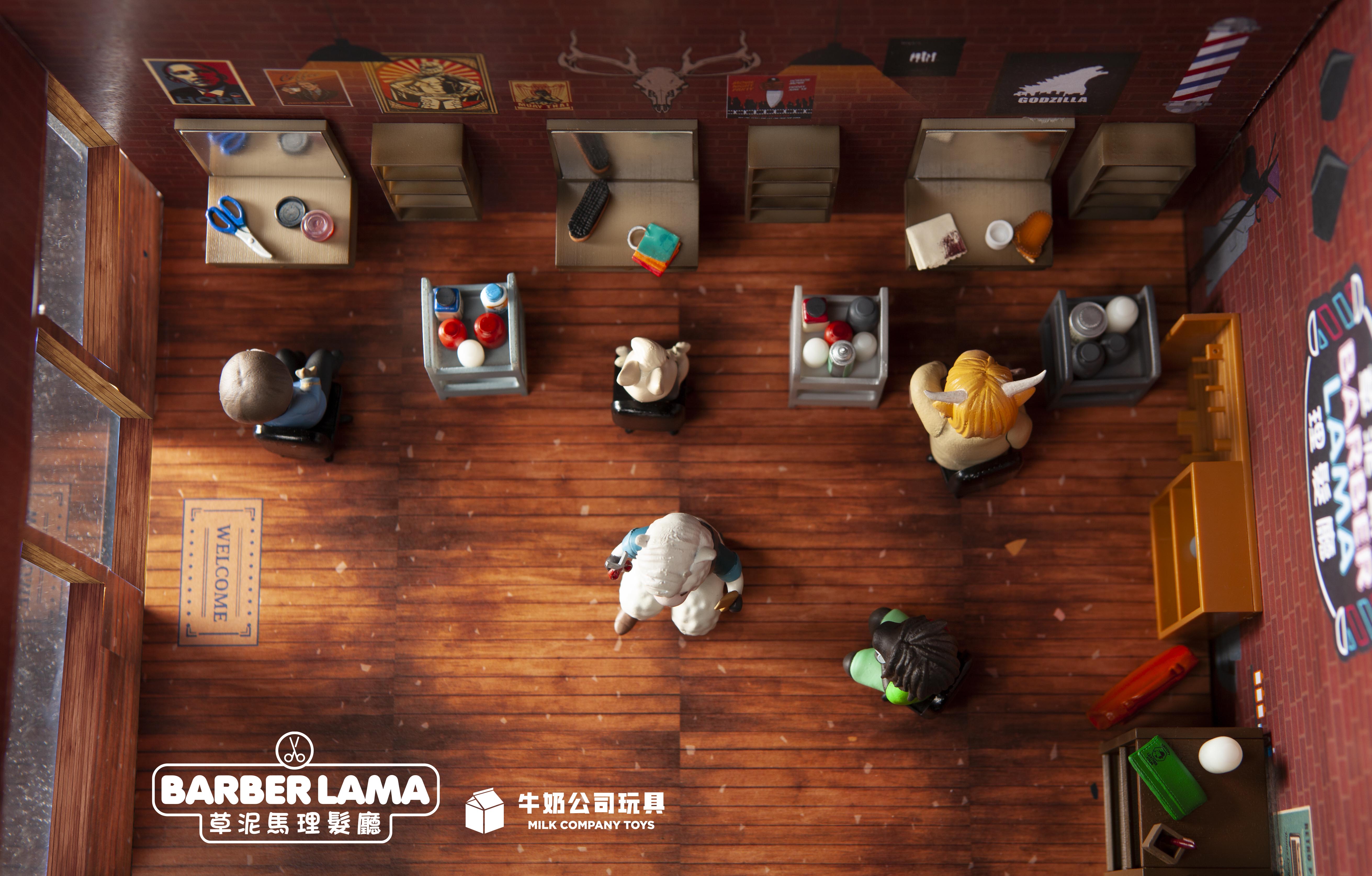 Barber Lama Gacha Series