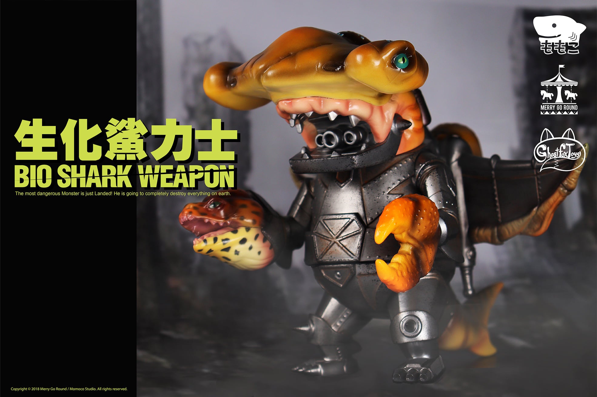 Bio Shark Weapon by Momoco X Ghost Fox Toys