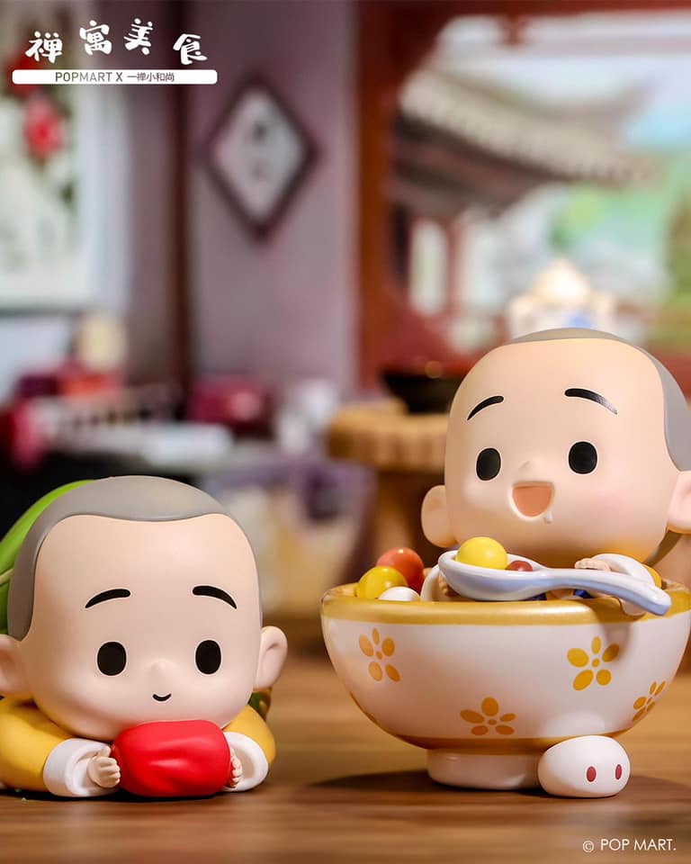 The Little Monk Yichan Chinese Delicacy Blind Box Series by YI CHAN