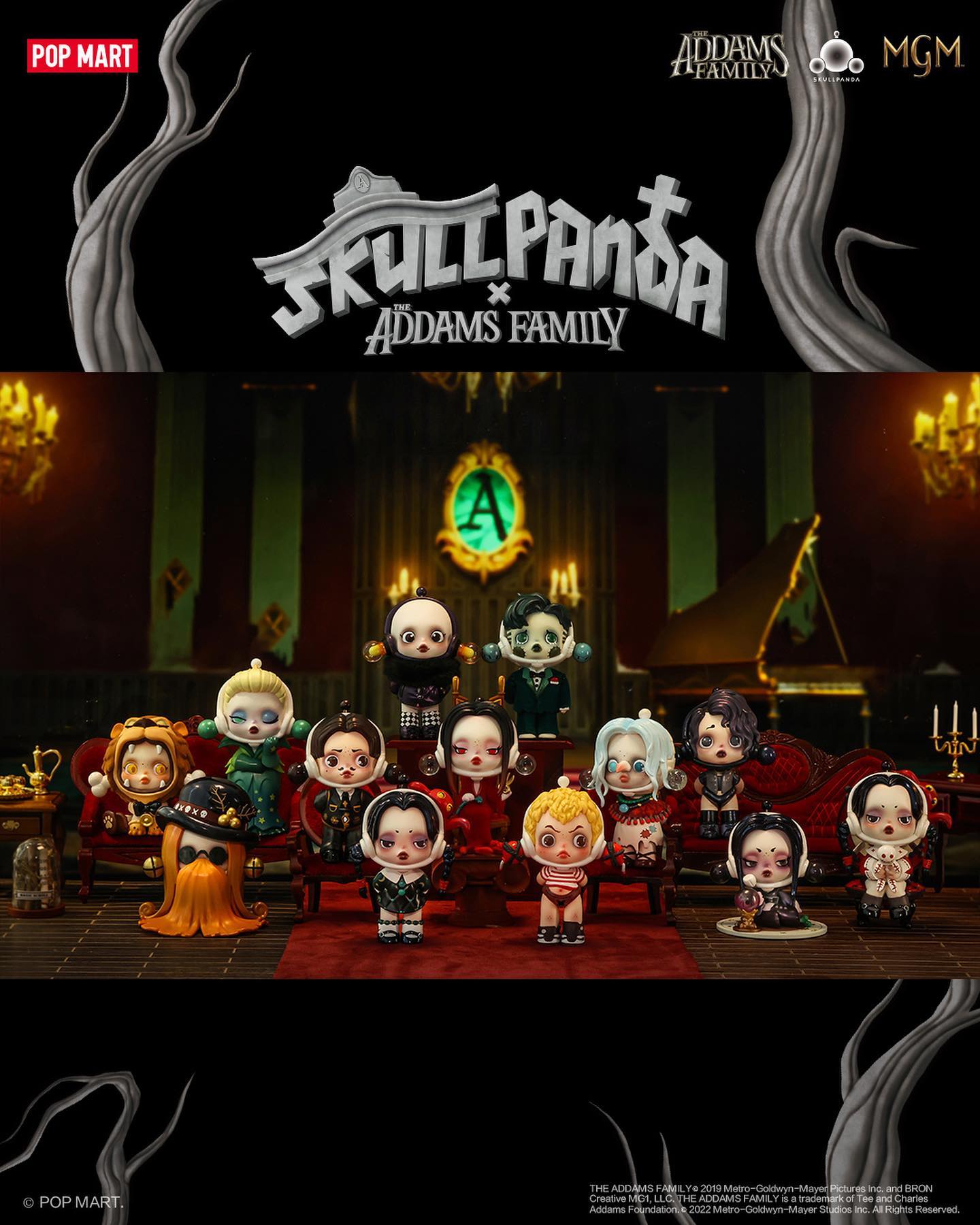 SKULLPANDA x The Adams Family Blind Box Series