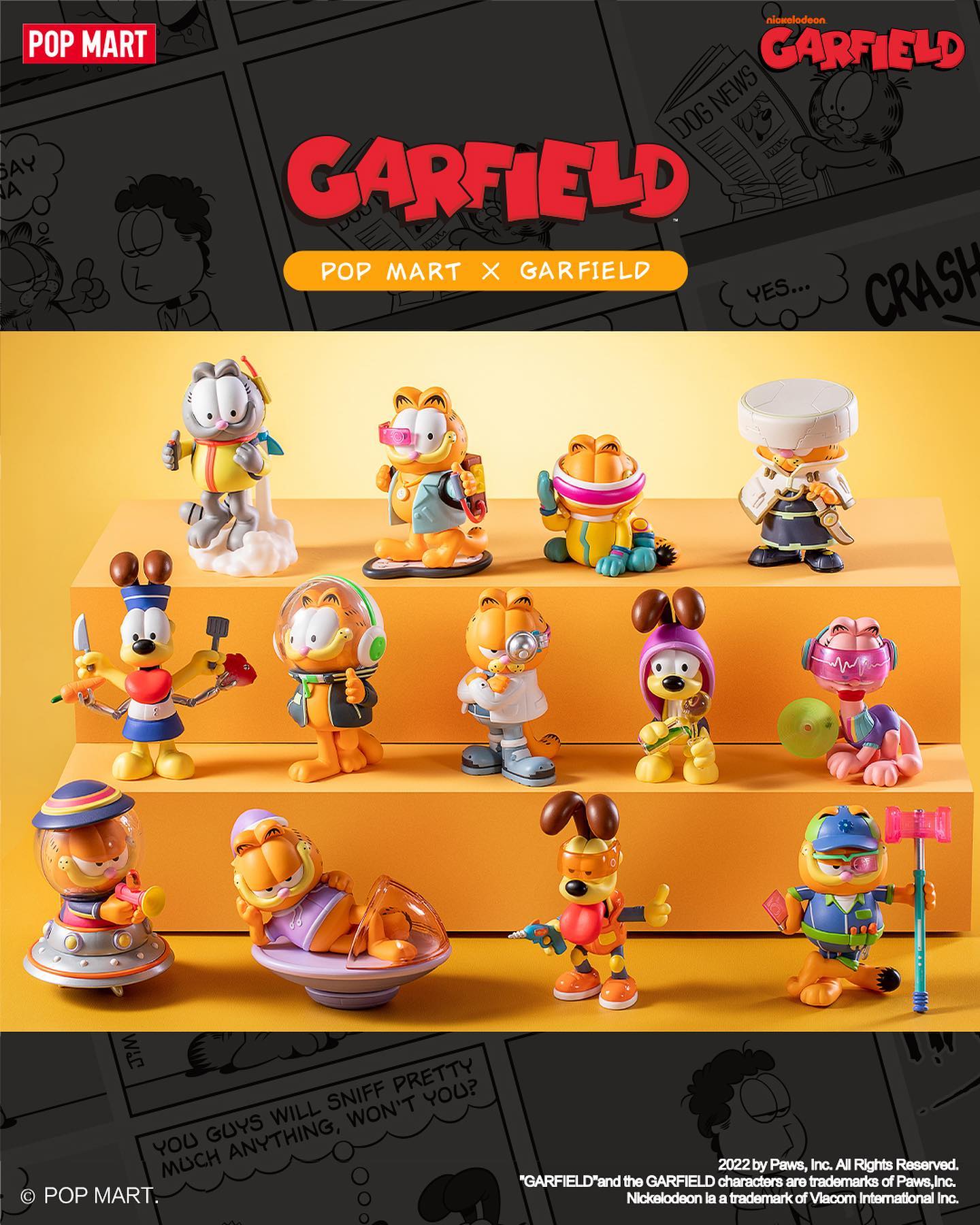 Garfield Future Fantasy Blind Box Series from Pop Mart
