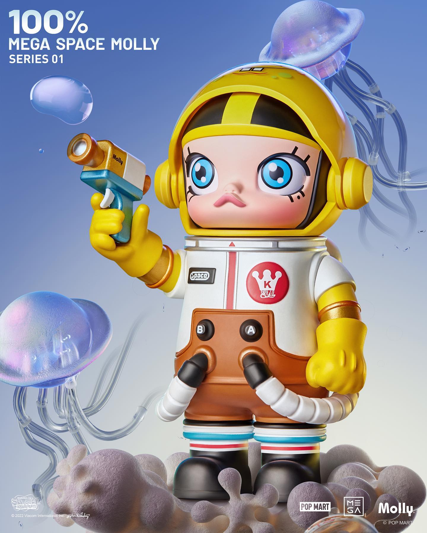 Mega Collection 100% Space Molly Series 1 Blind Box