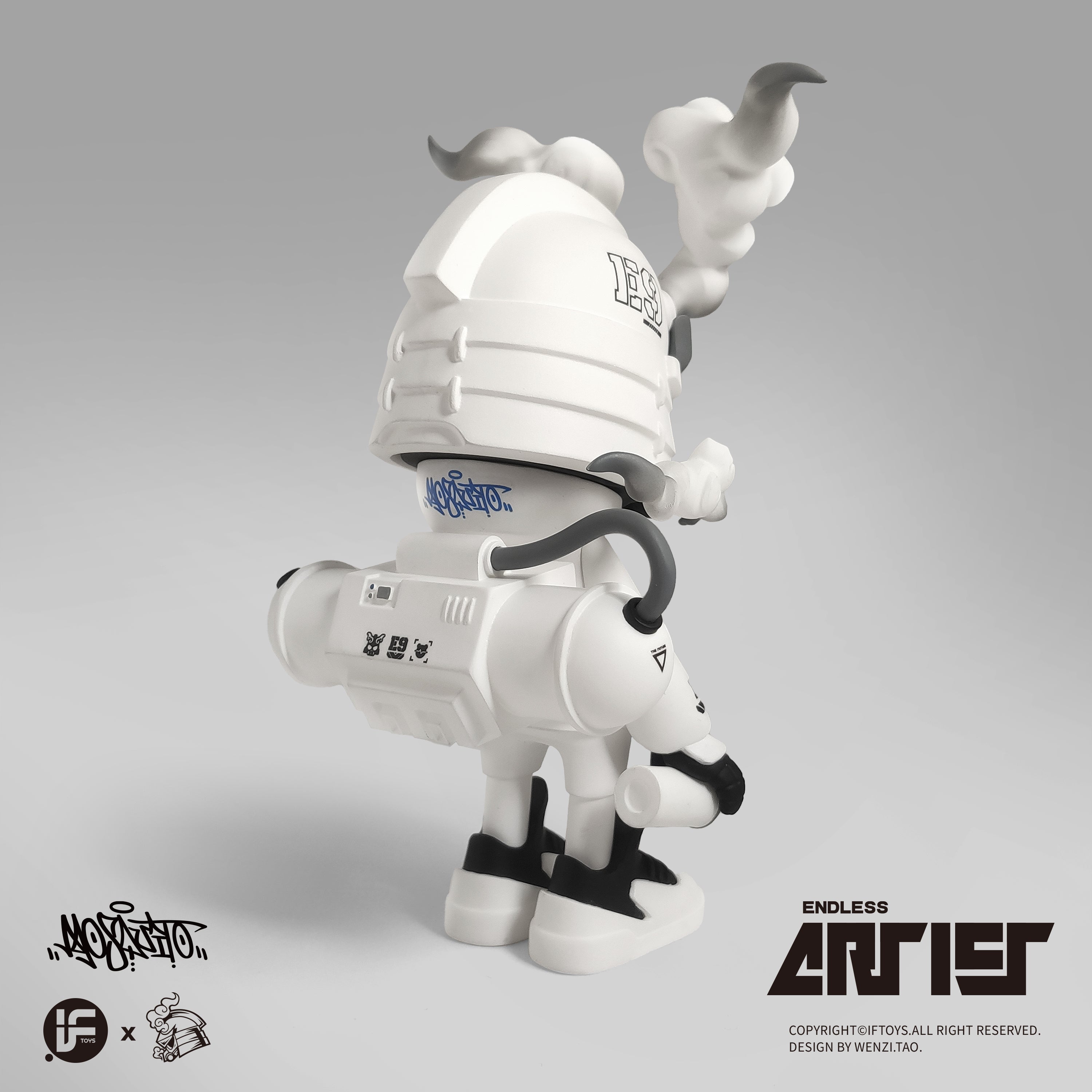 Endless Artist Black & White - Limited Edition By Wenzi.Tao x Iftoys