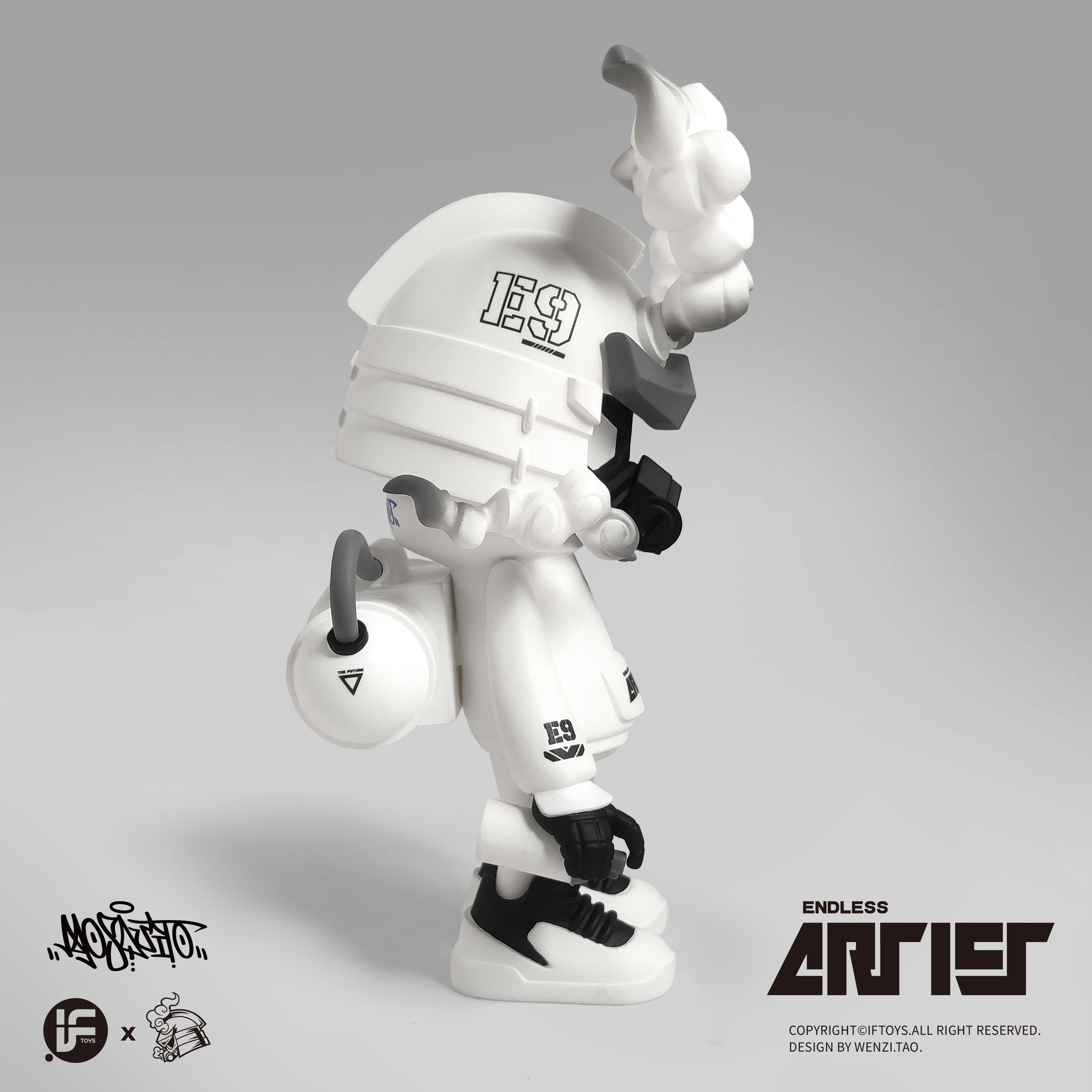 Endless Artist Black & White - Limited Edition By Wenzi.Tao x Iftoys