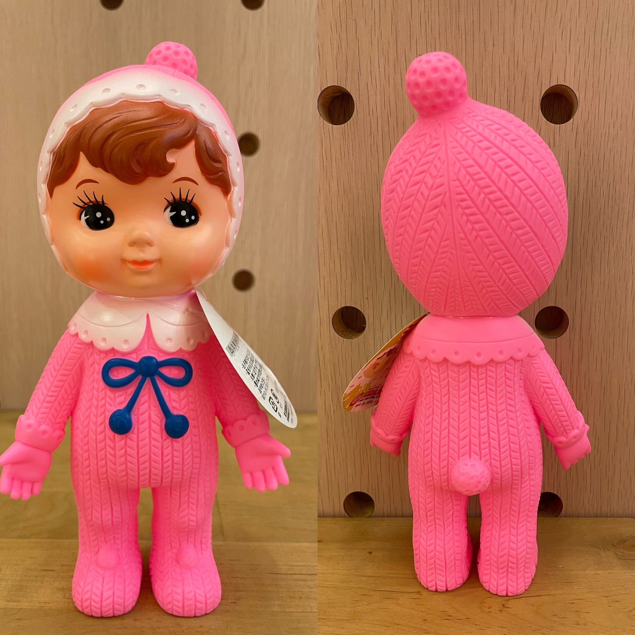 Kodama Toy Charmy chan doll - KOD-2, woodland figurine with rotating head, Tokyo reproduction, 21cm tall.