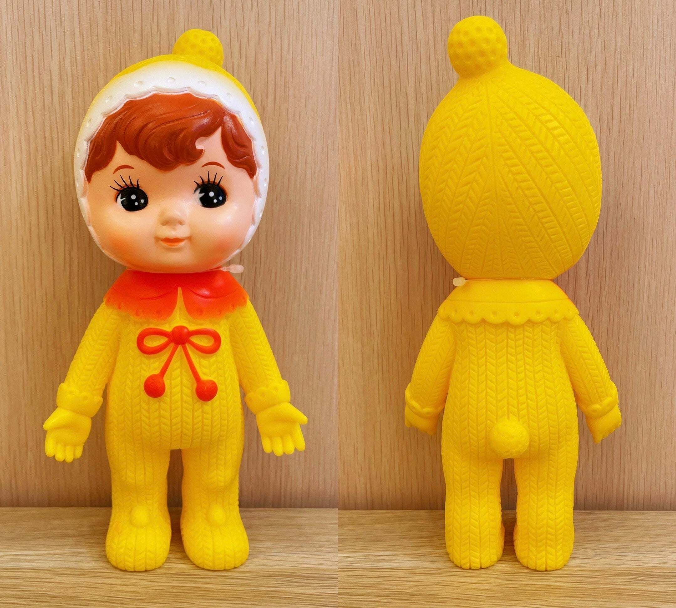 Kodama Toy Charmy chan doll, a vintage reproduction figurine with a rotating head, 21cm tall.