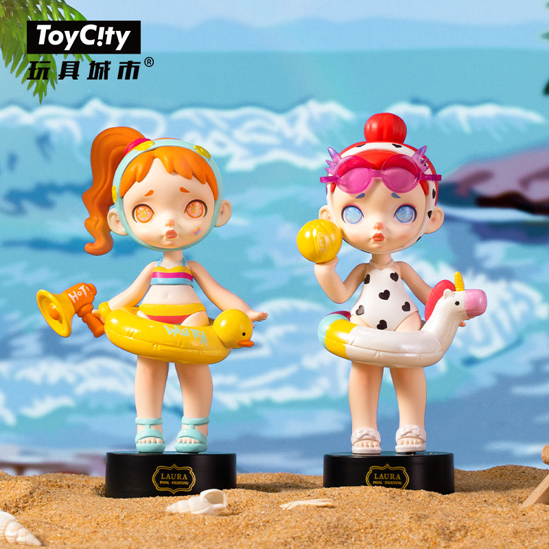 Laura Pool Fight Blind Box Series by Laura Art