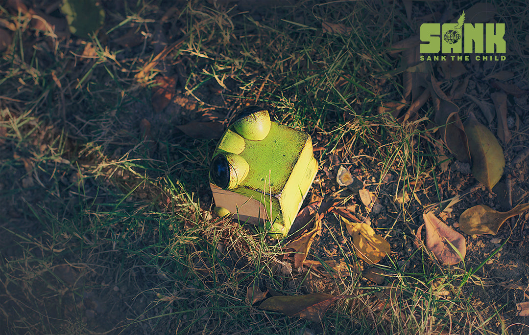 Cube Frog - Green by Sank Toys