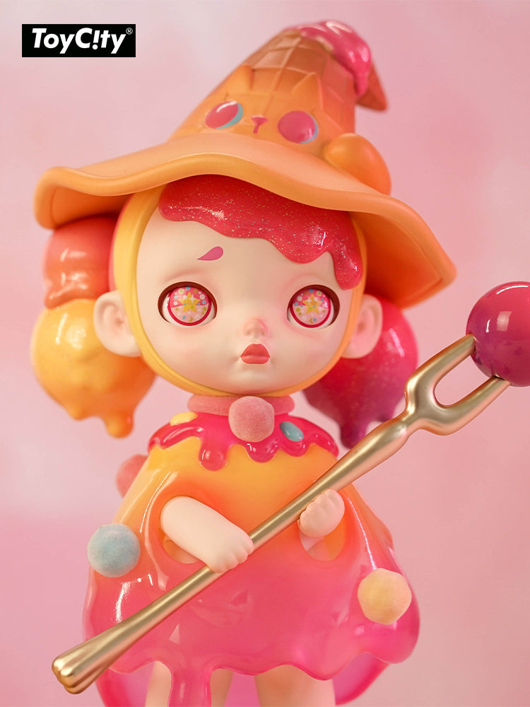 Laura 200% Raspberry Cone witch toy