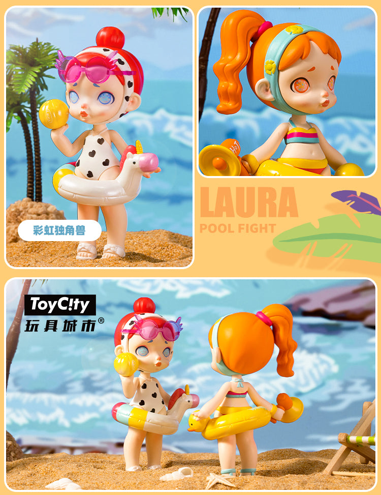 Laura Pool Fight Blind Box Series by Laura Art