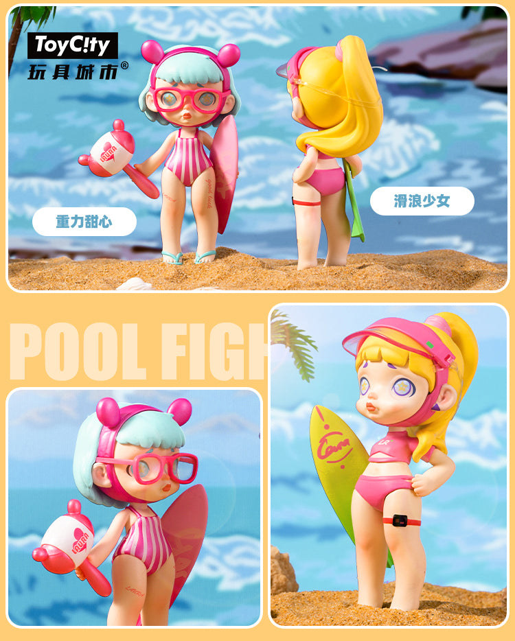 Laura Pool Fight Blind Box Series by Laura Art