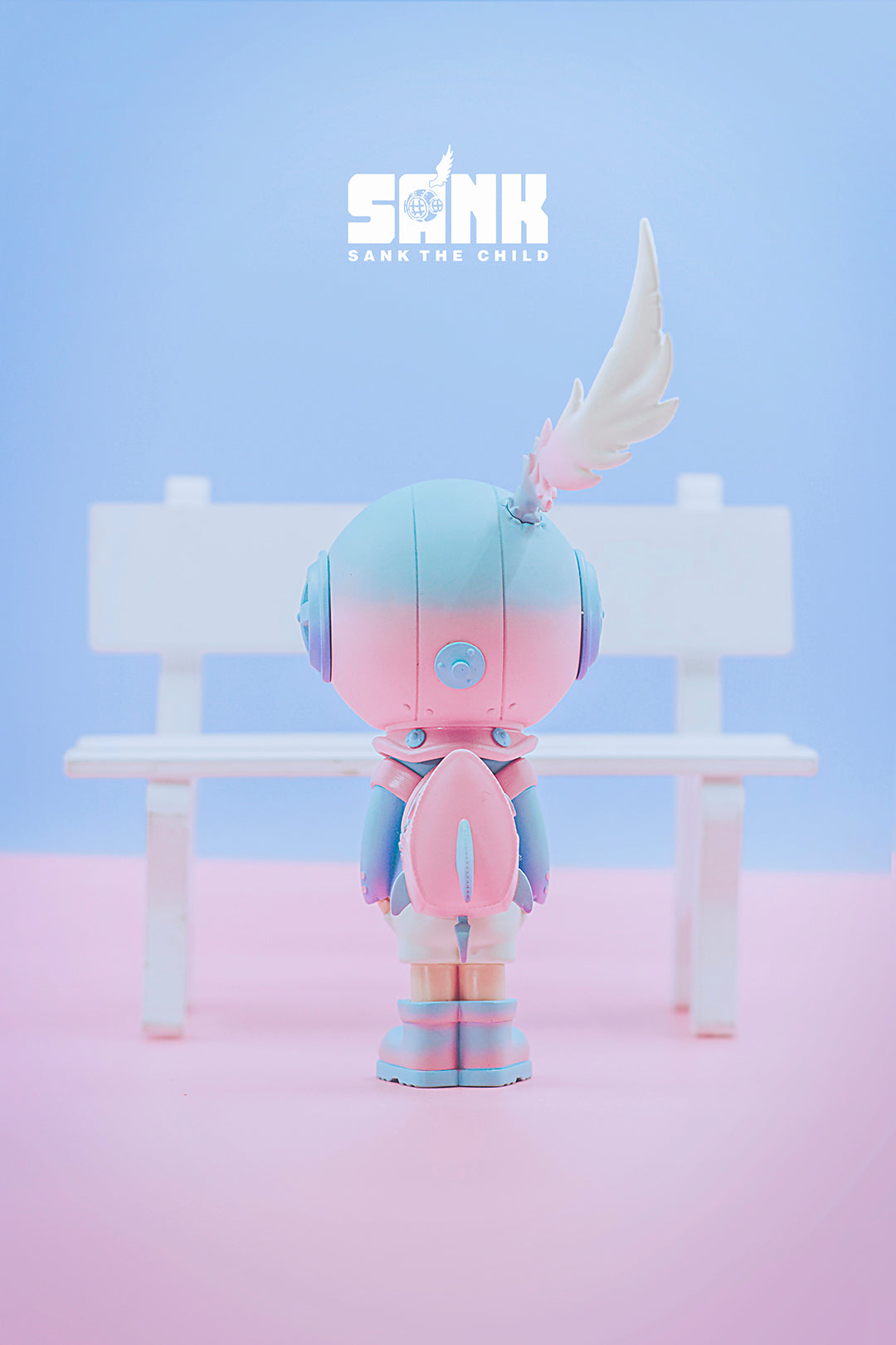 On The Way - Backpack Boy - Pink & Blue by Sank Toys