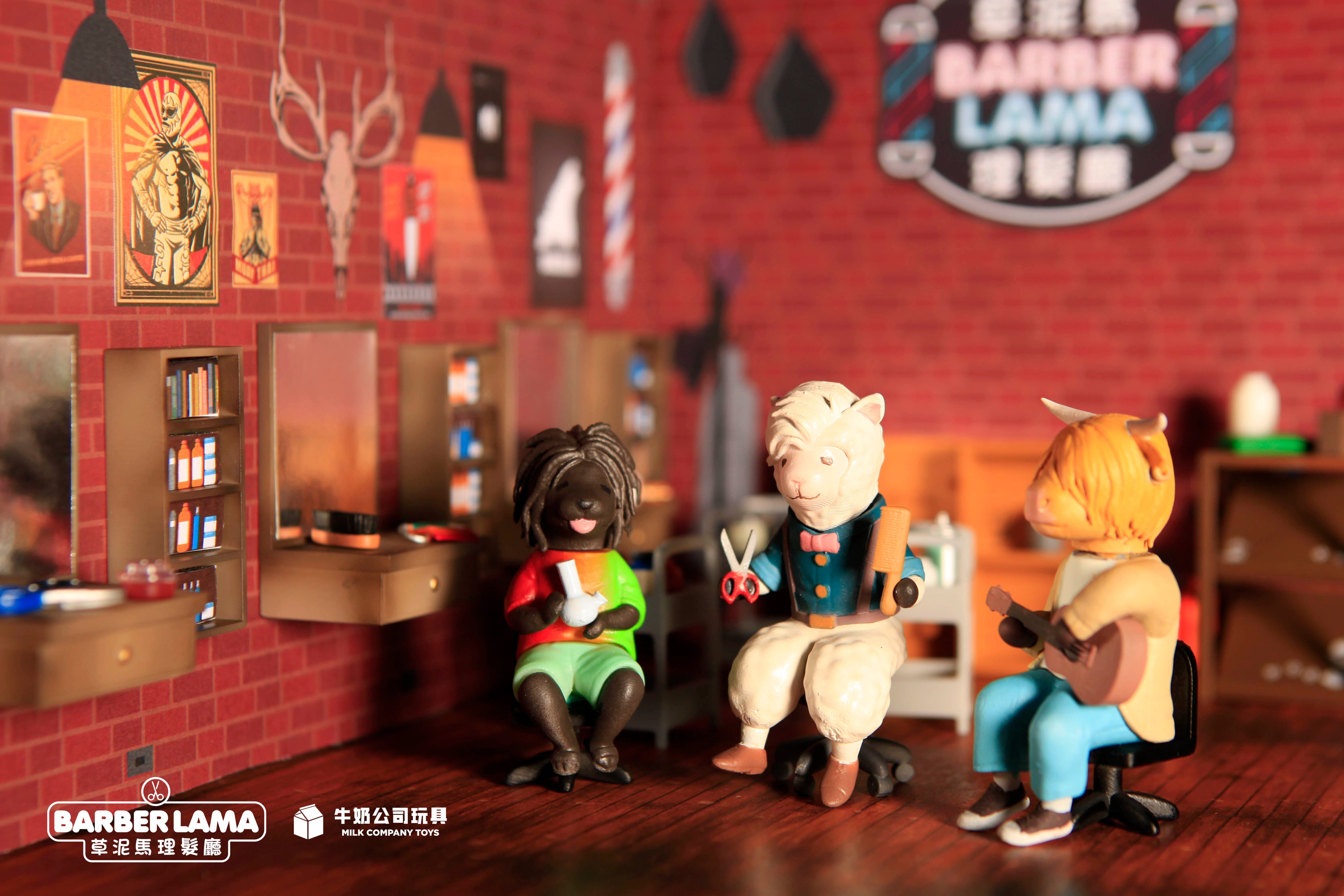 Barber Lama Gacha Series