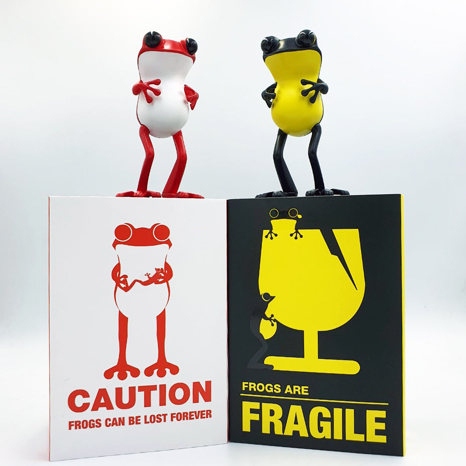 Caution & Fragile APO Frogs by TwelveDot