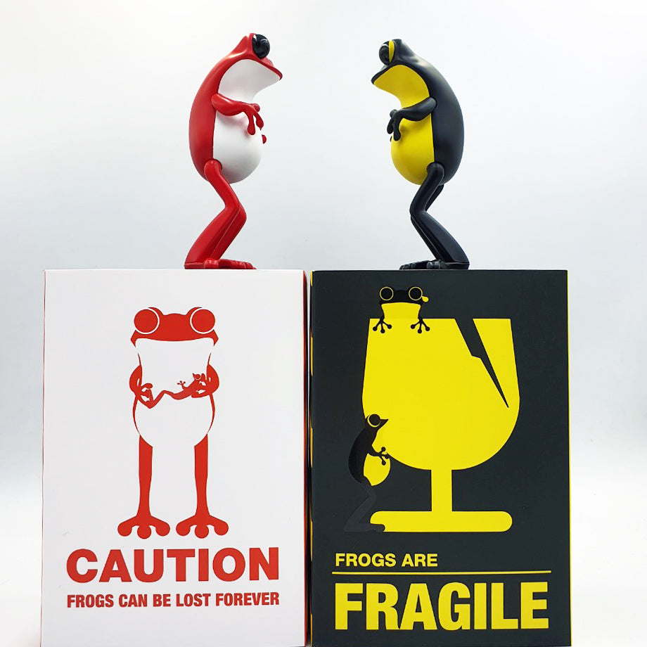 Caution & Fragile APO Frogs by TwelveDot