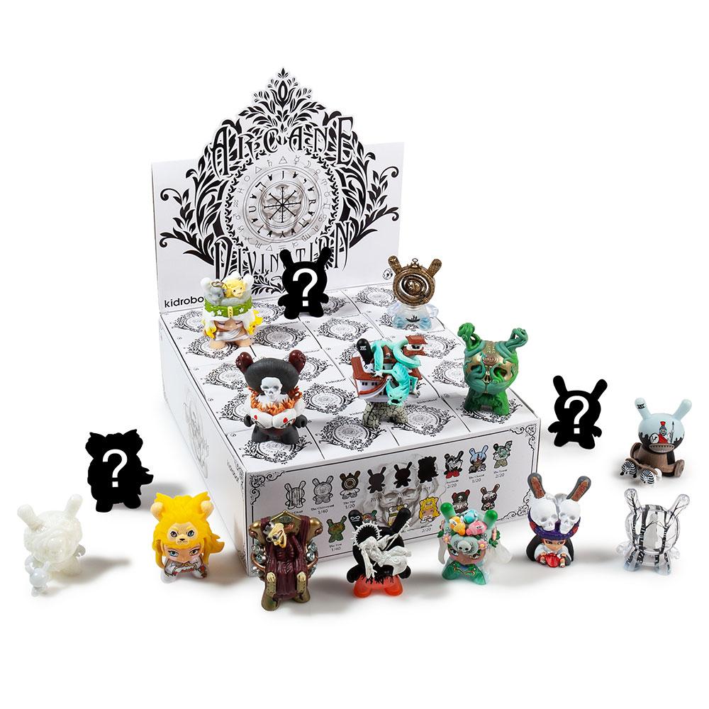 Toy figures from ARCANE DIVINATION: THE LOST CARDS DUNNY SERIES - Full Case of 20.