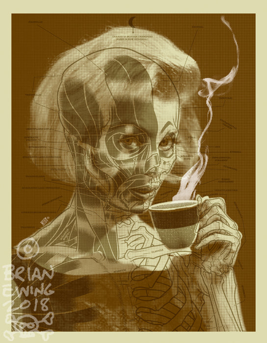 Coffee Print by Brian Ewing