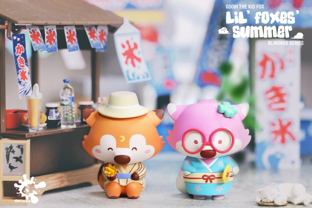 Goobi the Kid Fox – Lil’ Foxes Summer series by OKluna x POP MART