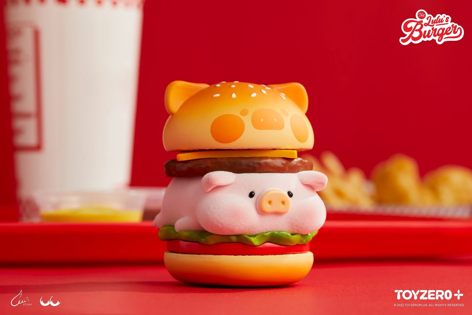 Lulu The Piggy Burger - Classic – Strangecat Toys