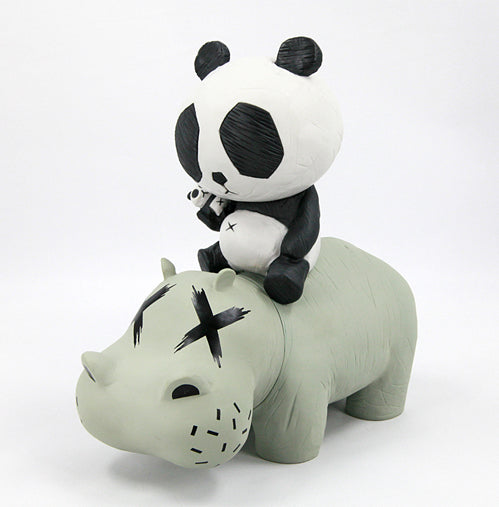 Hippo Panda (Grey) by Cacooca
