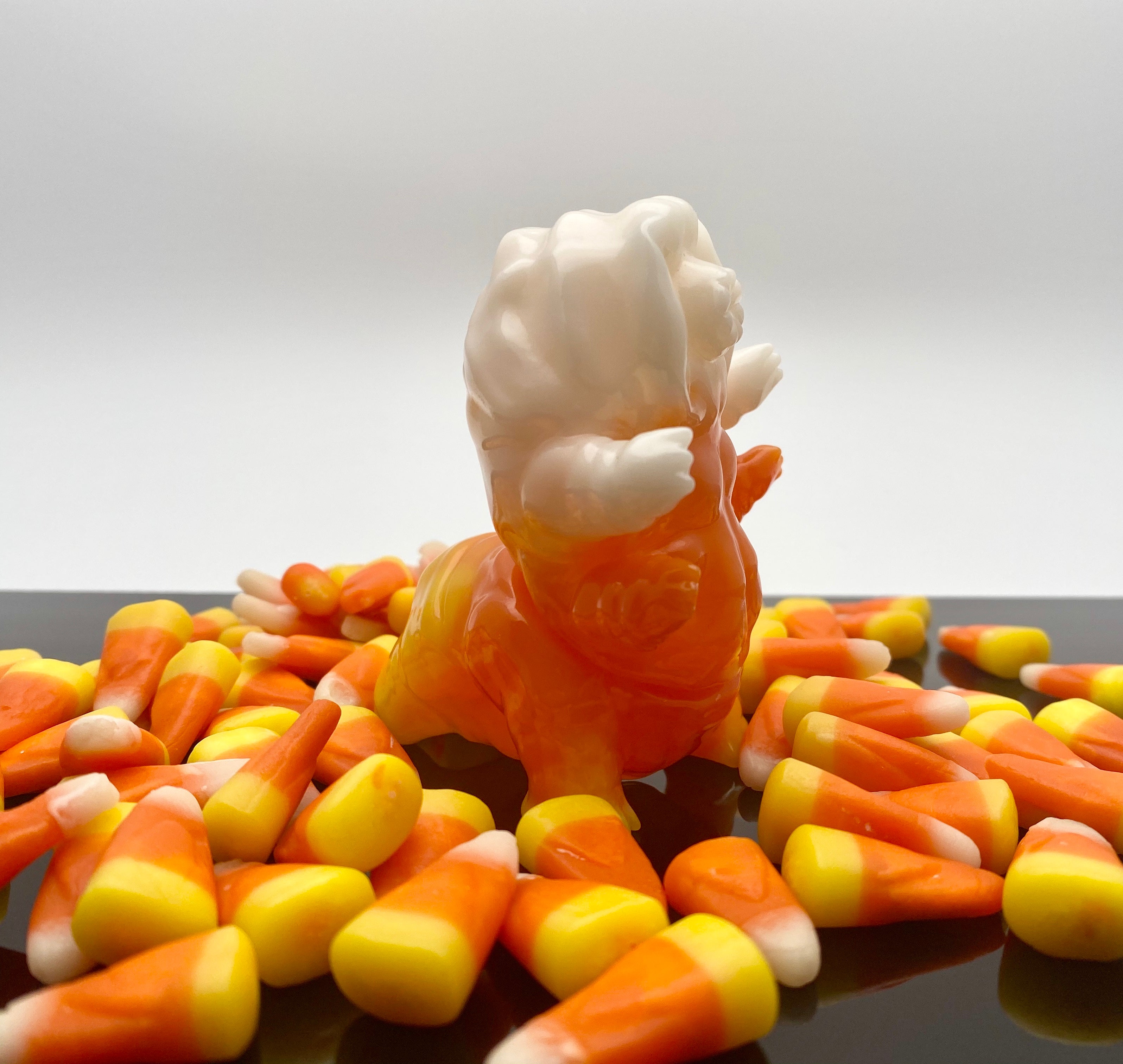 Tarbus the Tardigrade Candy Corn Exclusive by DoomCo Design
