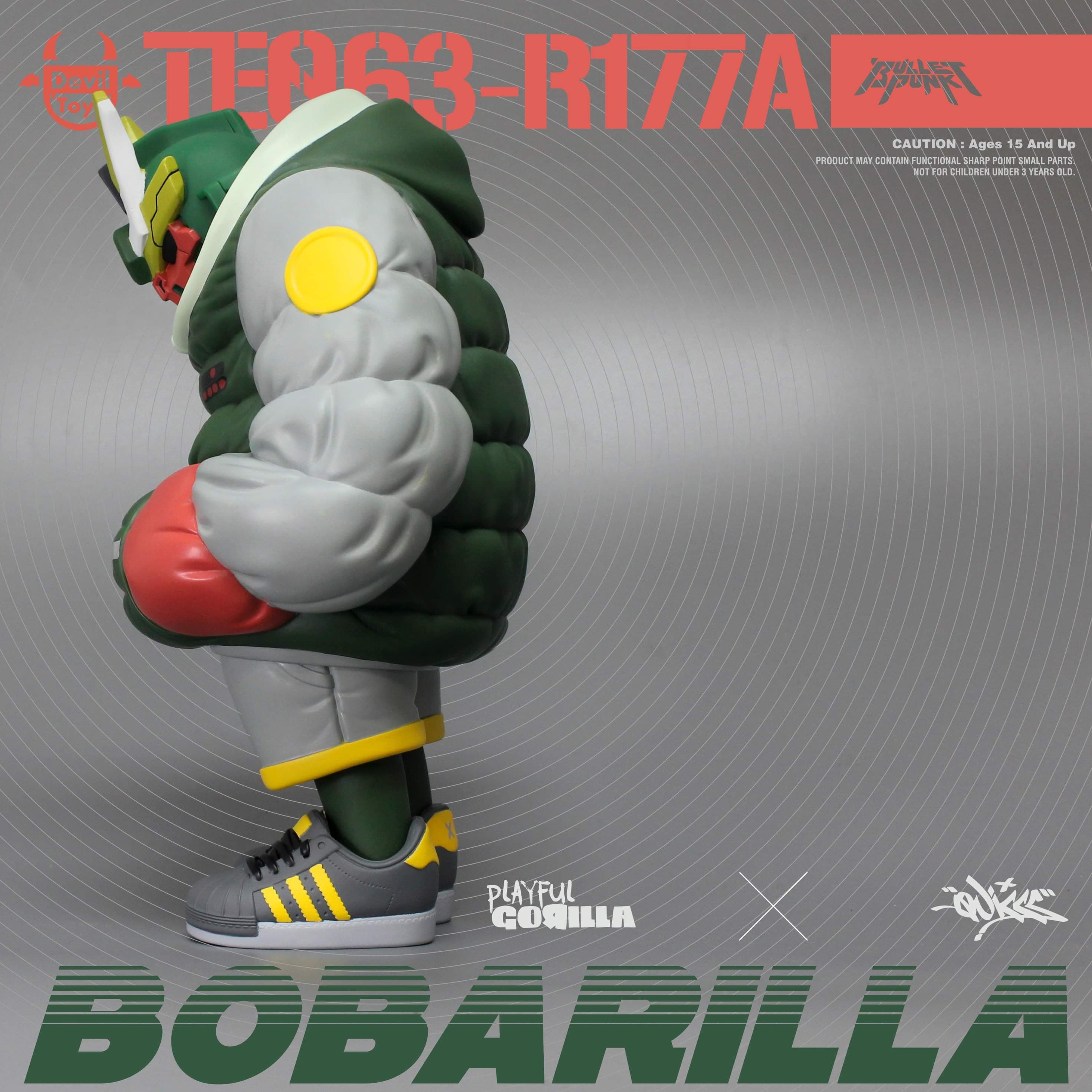 TEQ63 - R177A - BOBARILLA by Quiccs x Playful Gorilla x Devil Toys