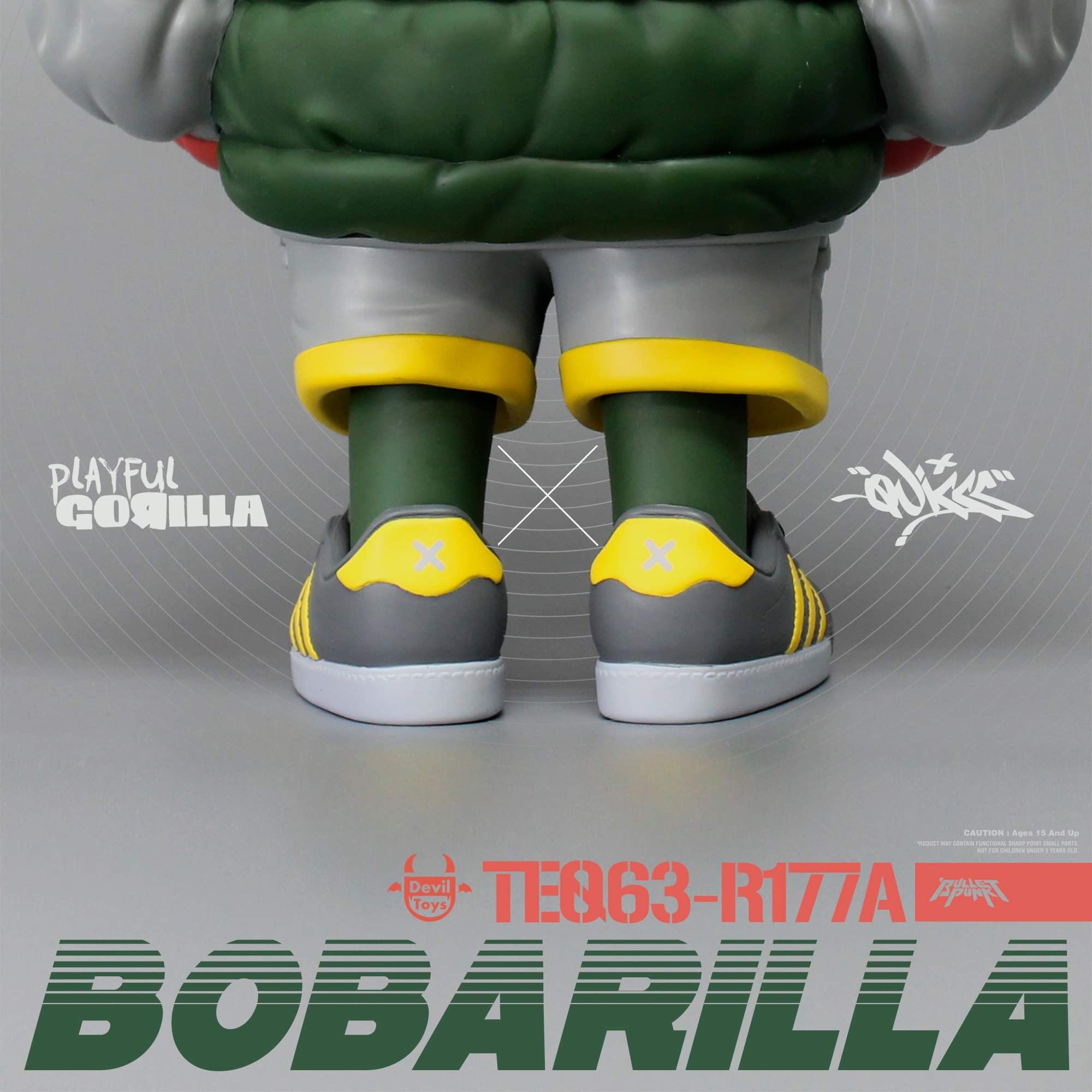 TEQ63 - R177A - BOBARILLA by Quiccs x Playful Gorilla x Devil Toys