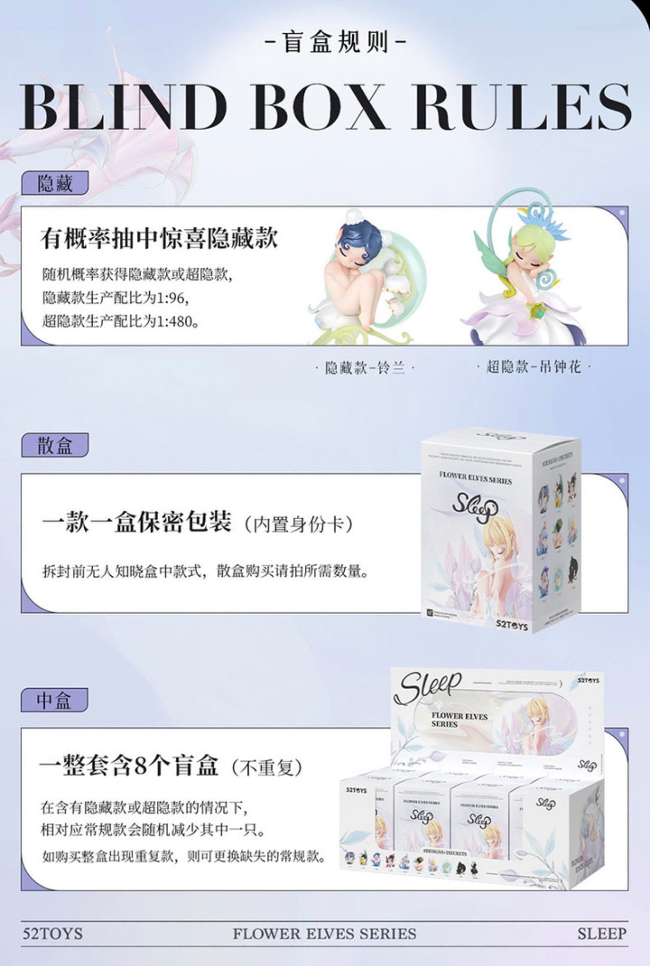 Sleep Fairy - Flower Elves Blind Box Series