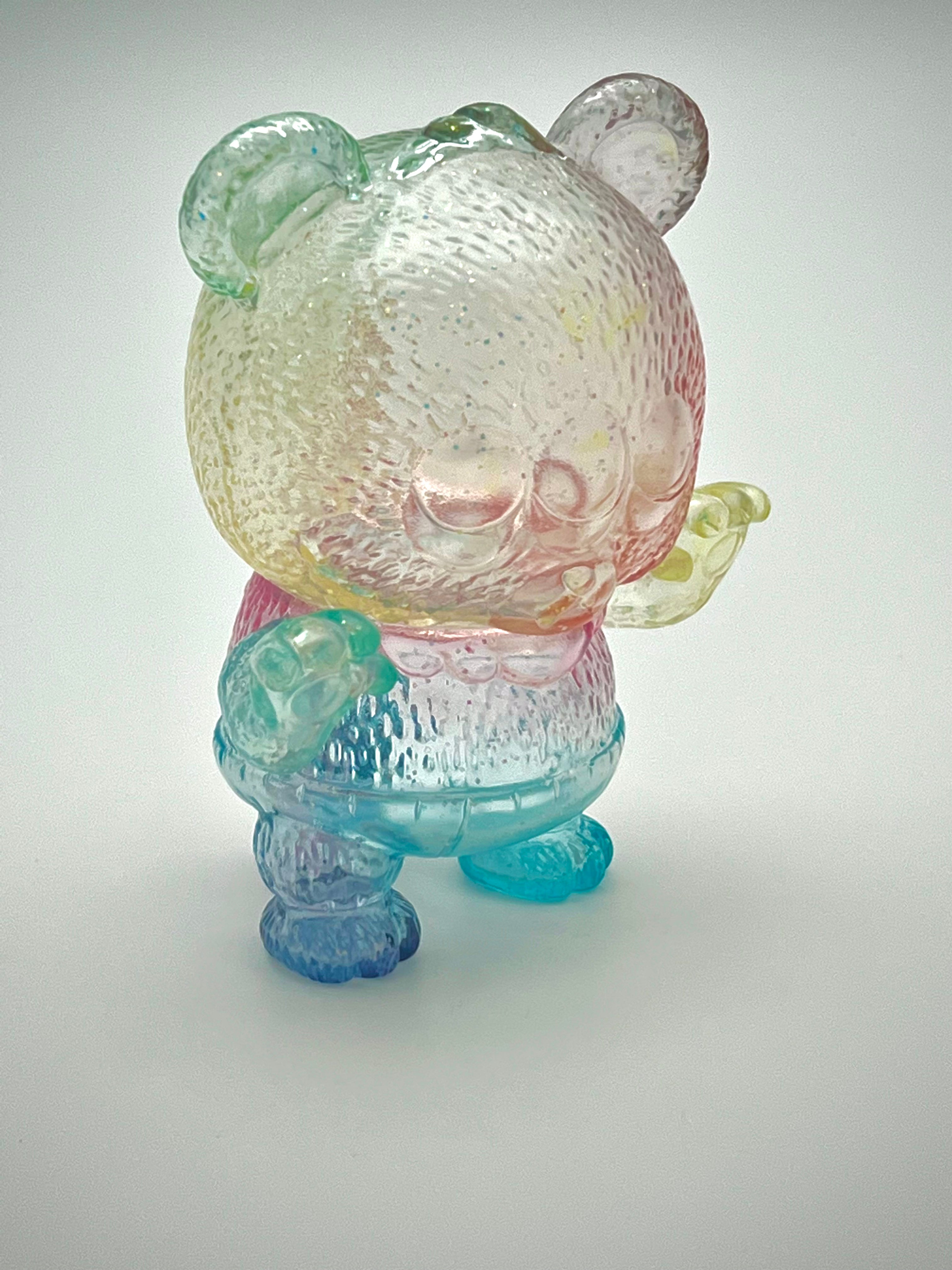 Baby kumara Rainbow Glass By MoMoo Kuma X Art Junkie