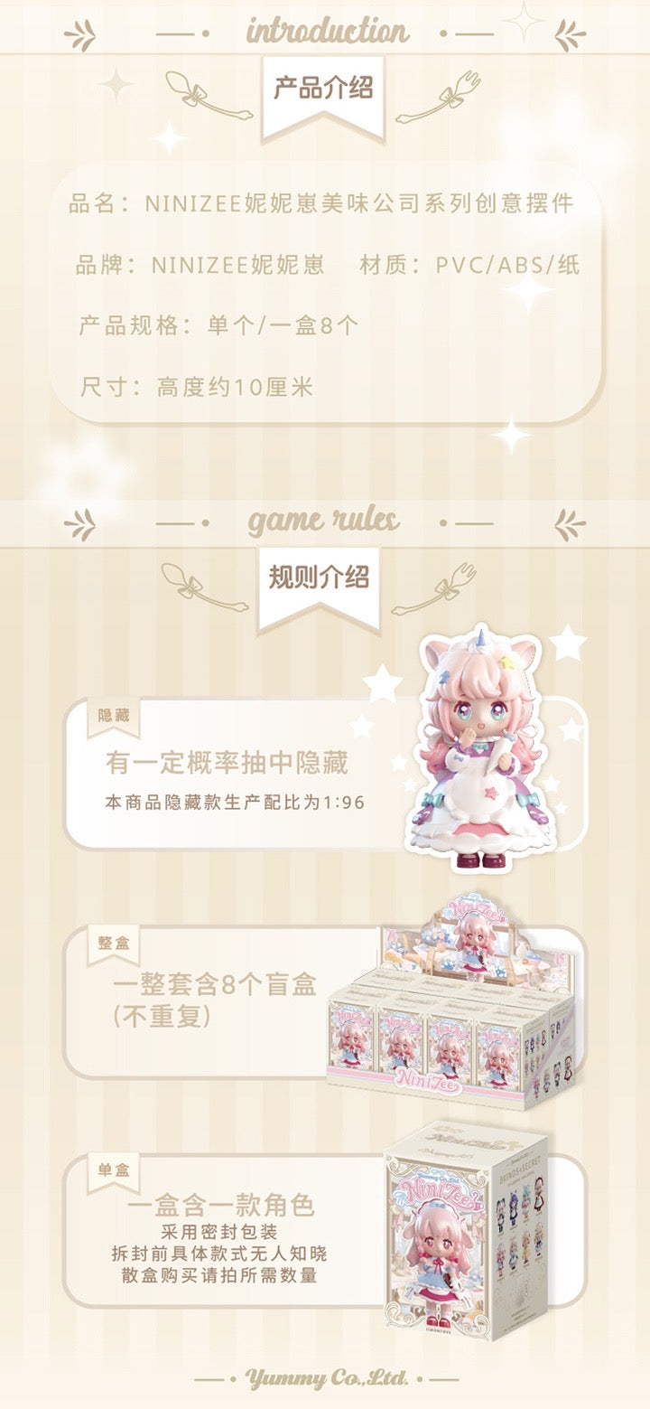 NiniZee - Yummy Co. Ltd Blind Box Series