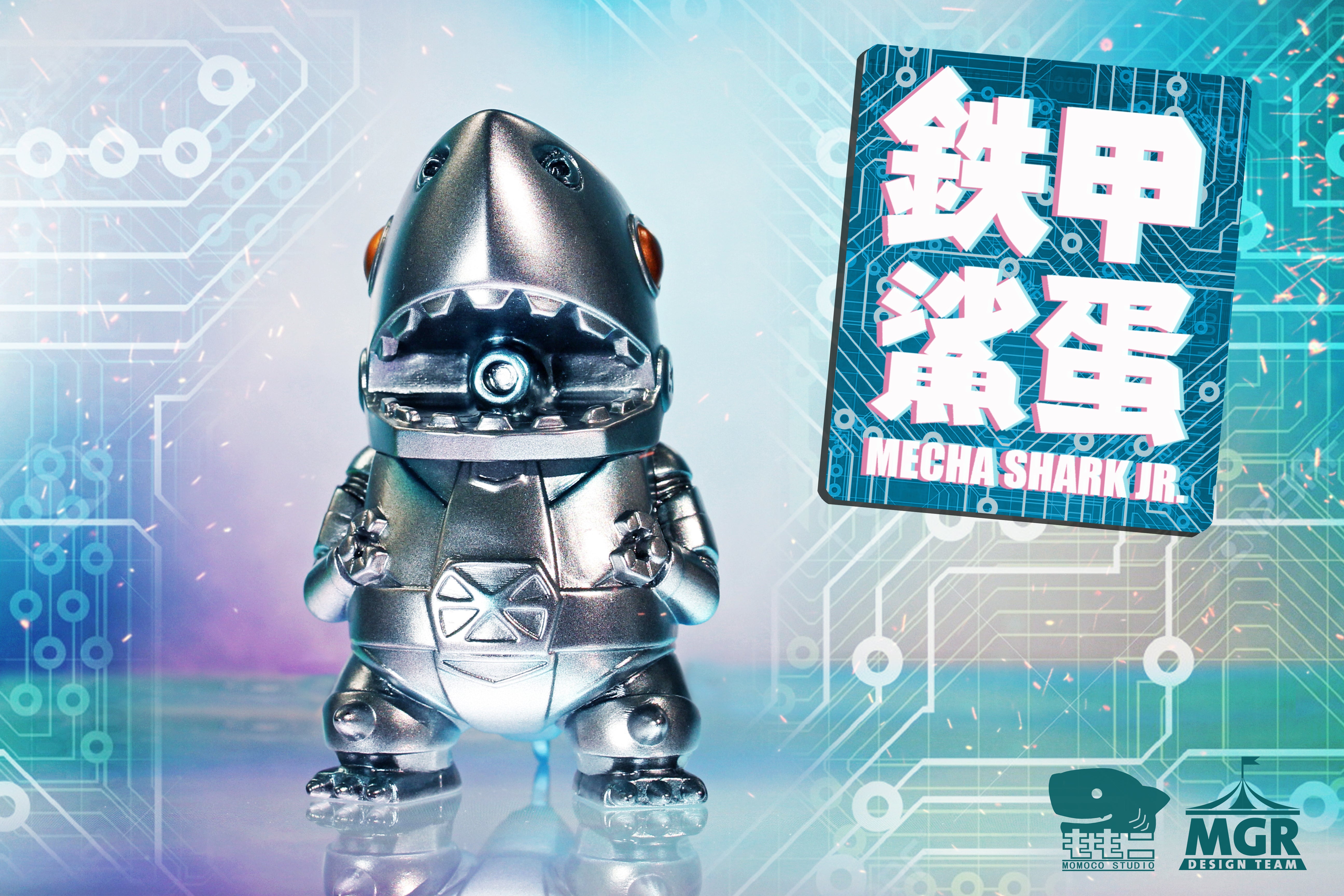 Baby Shark Lords Super Steel By Momoco x MGR - Five Points Exclusive