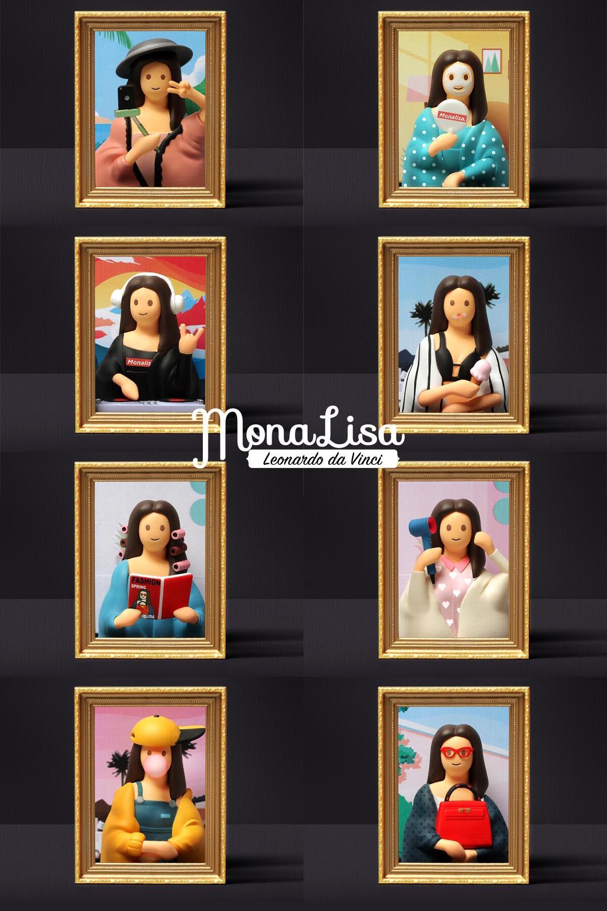 Mona Lisa Mini Figures by STRAVELING MUZEUM