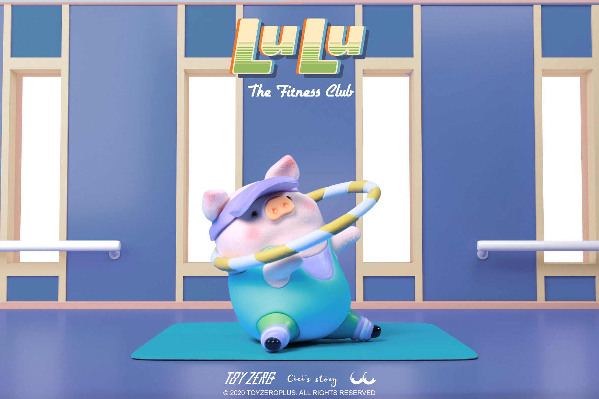 LULU the piggy - The Fitness Club Series Blind Box Set by Cici’s Story