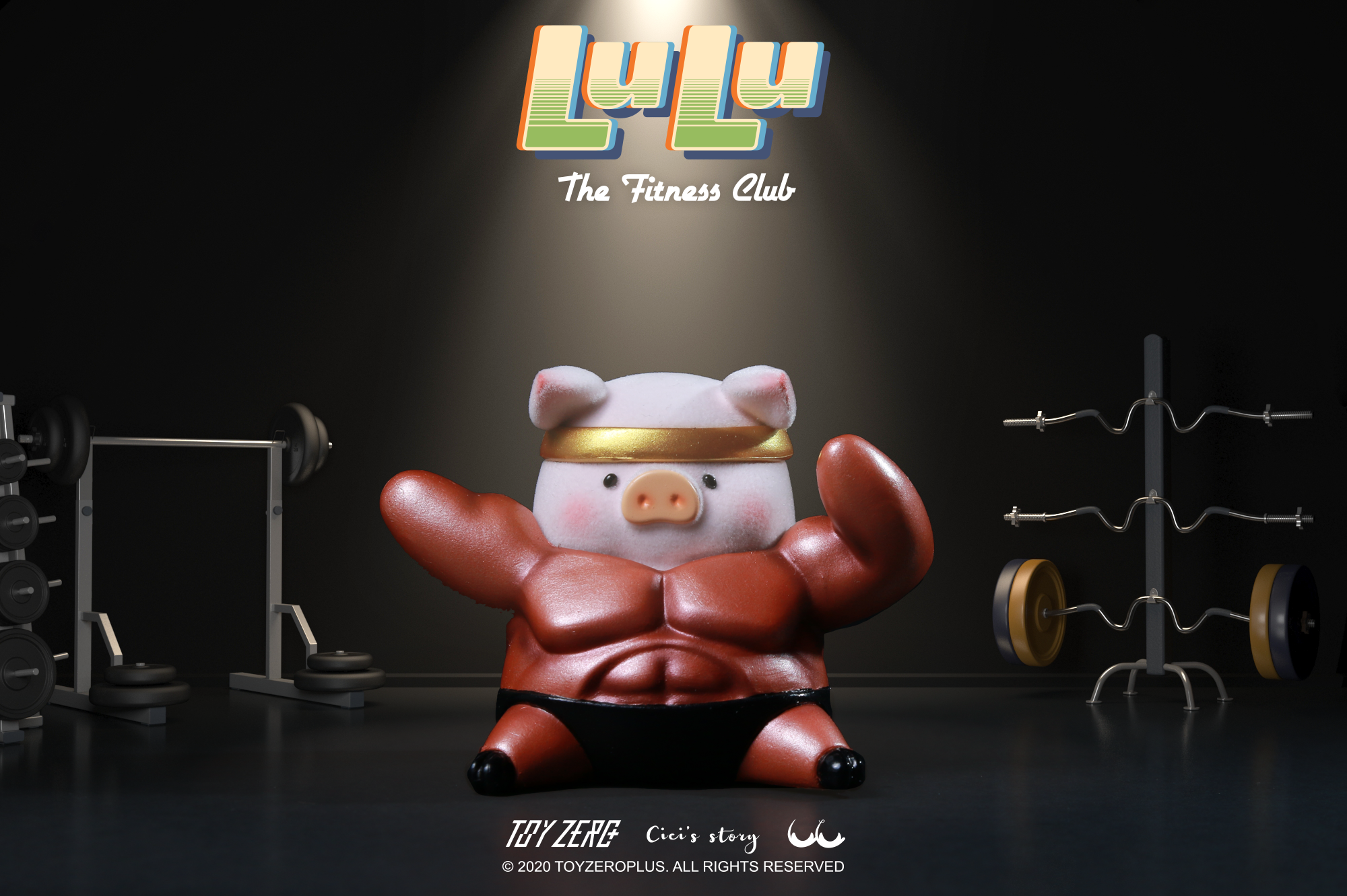 LULU the piggy - The Fitness Club Series Blind Box Set by Cici’s Story