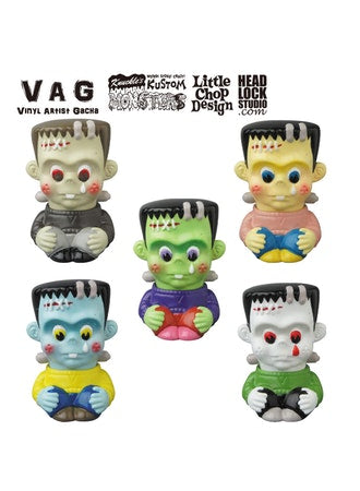 VAG 23 - Lil’ Sad Franky toy figurines: zombie, monster, and more in soft vinyl, 6cm.