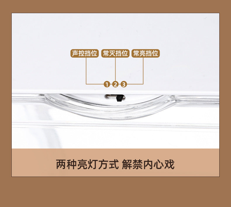 Toy Display Case Large - White w/ Lights