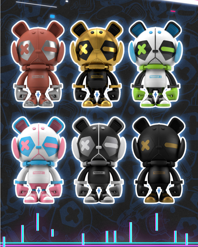 P.D.C Parasitic Panda Blind Box Series