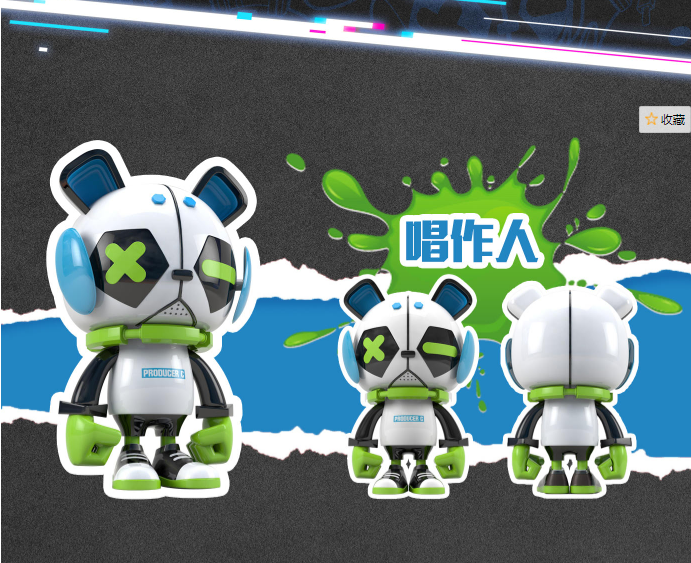 P.D.C Parasitic Panda Blind Box Series