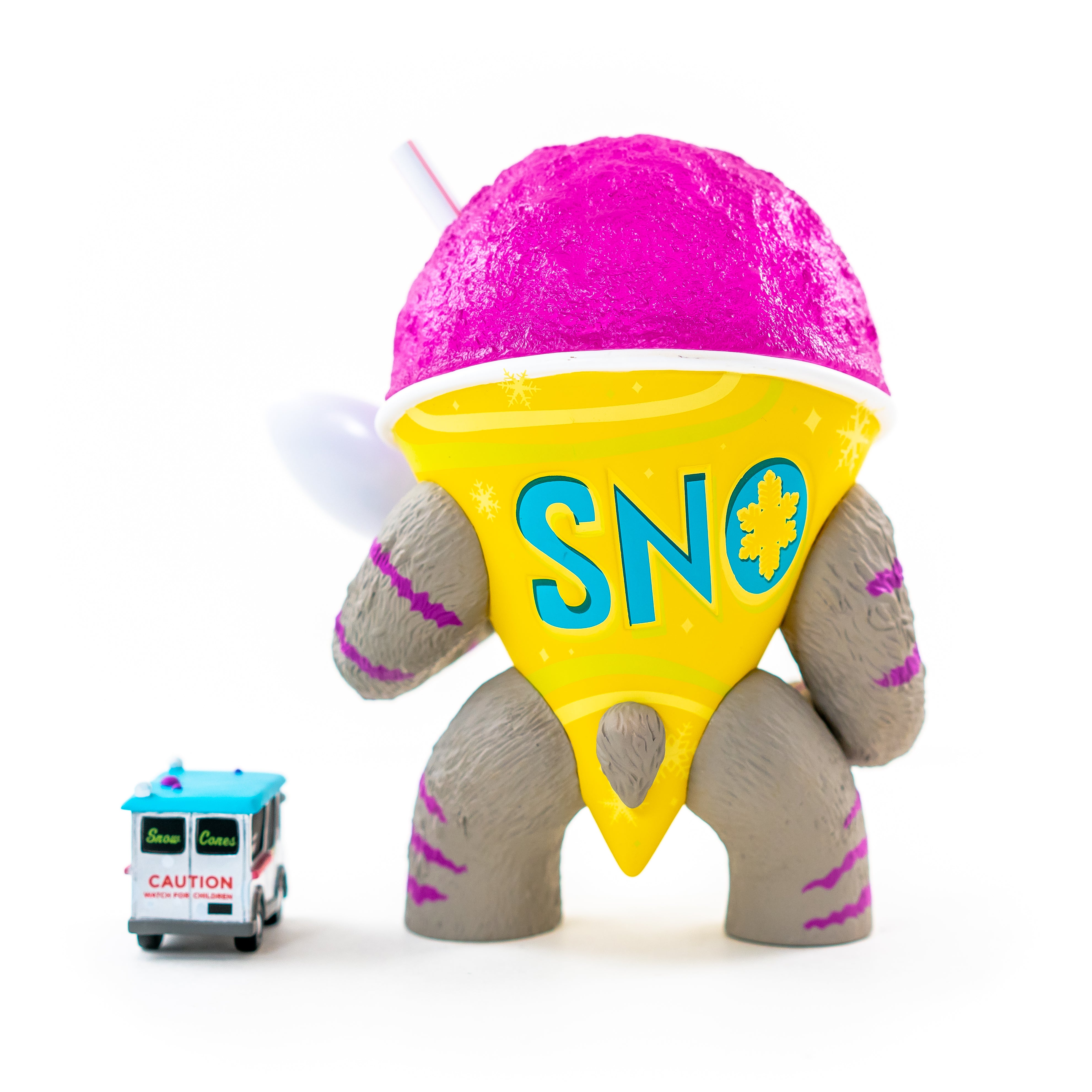 The Abominable Snow Cone Grape Edition by Jason Limon x Martian Toys