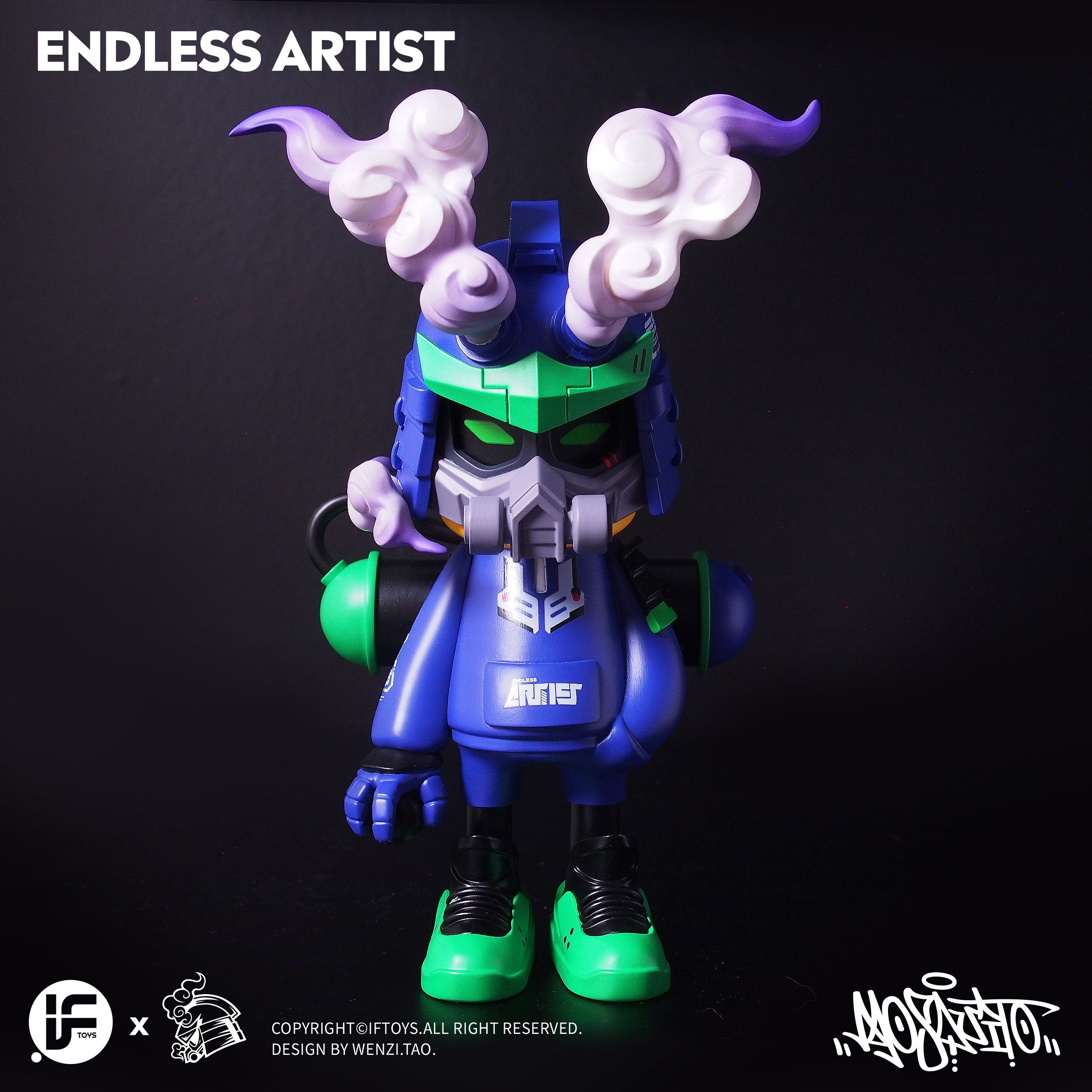 Endless Artist The E9 MACHINE - Limited Edition By Wenzi.Tao x Iftoys