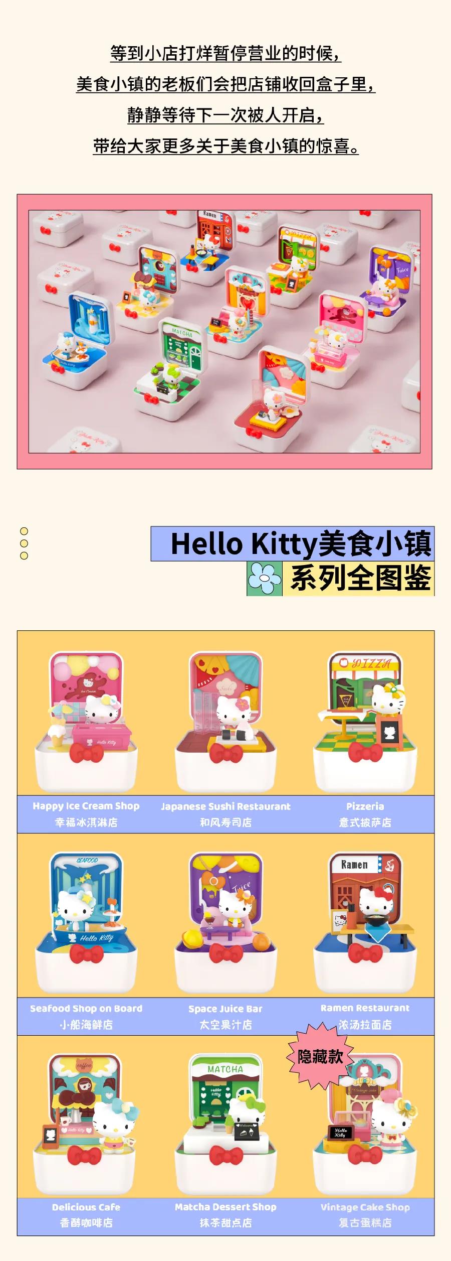 Hello Kitty Food Town Blind Box Series
