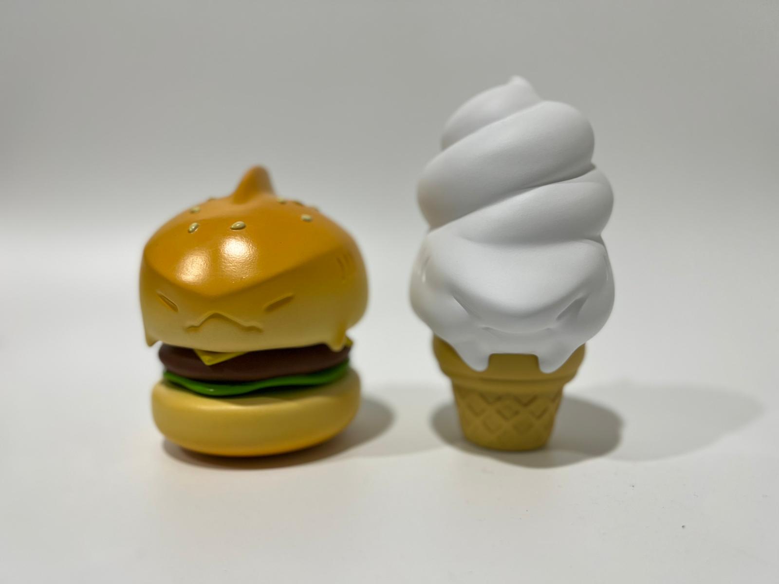 Shark Fast Food Series - Burger & Ice Cream by Pack Kuchu